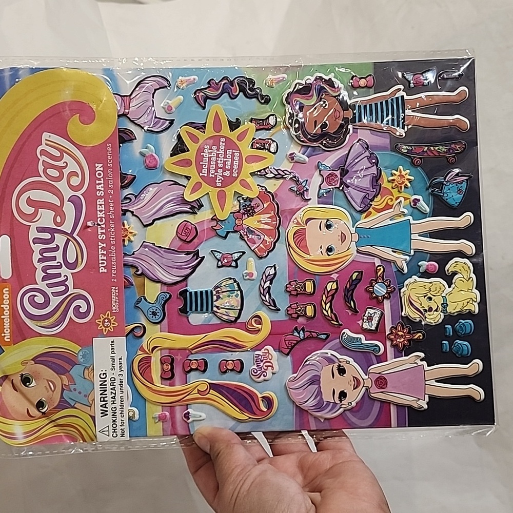 FREE Nickelodeon‎ Sunny Day Puffy Sticker Salon